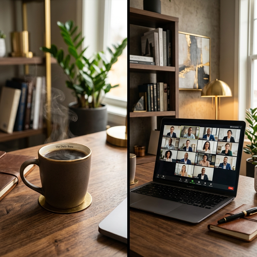 Zoom or coffee meeting